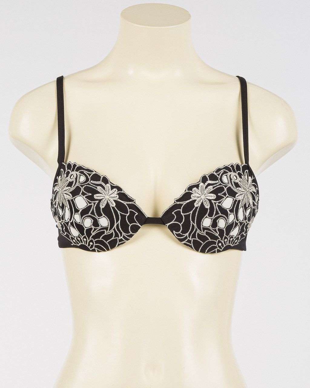 Bikini Push Up con Ricamo in Pizzo