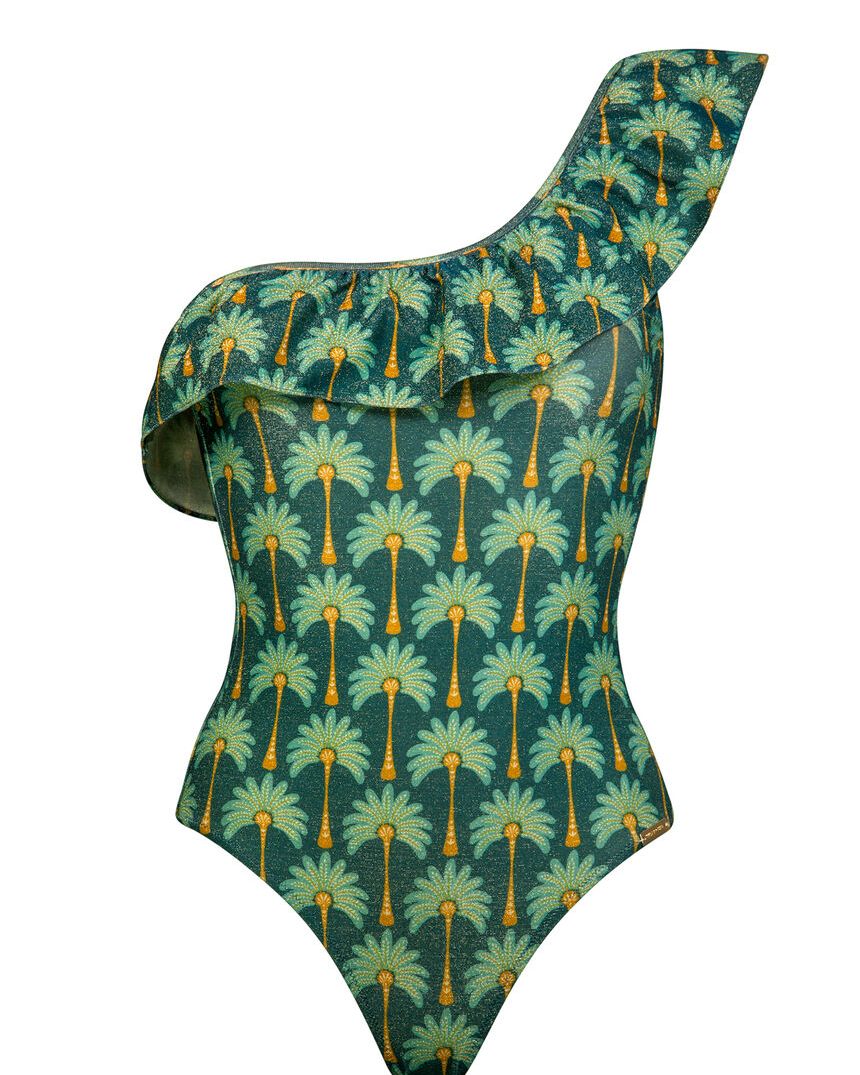 Tropical Muse Costume Intero Asimmetrico