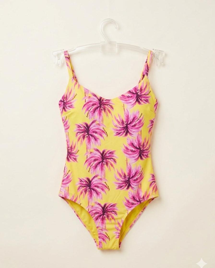 Costume Intero Stampa Palme
