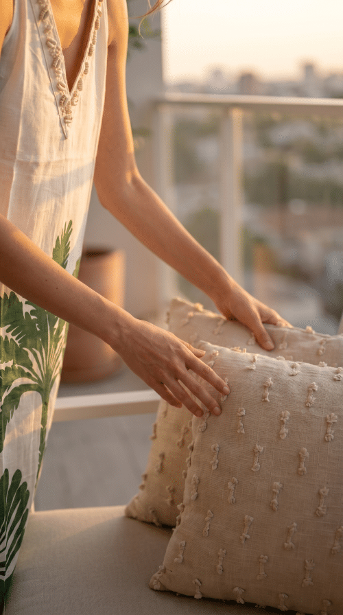 Cora Cuscino Decorativo Jacquard 50X50