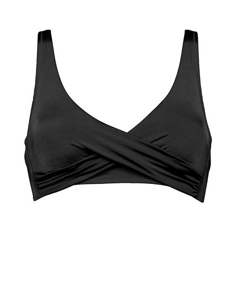 Shimmering Solids Bikini Nero