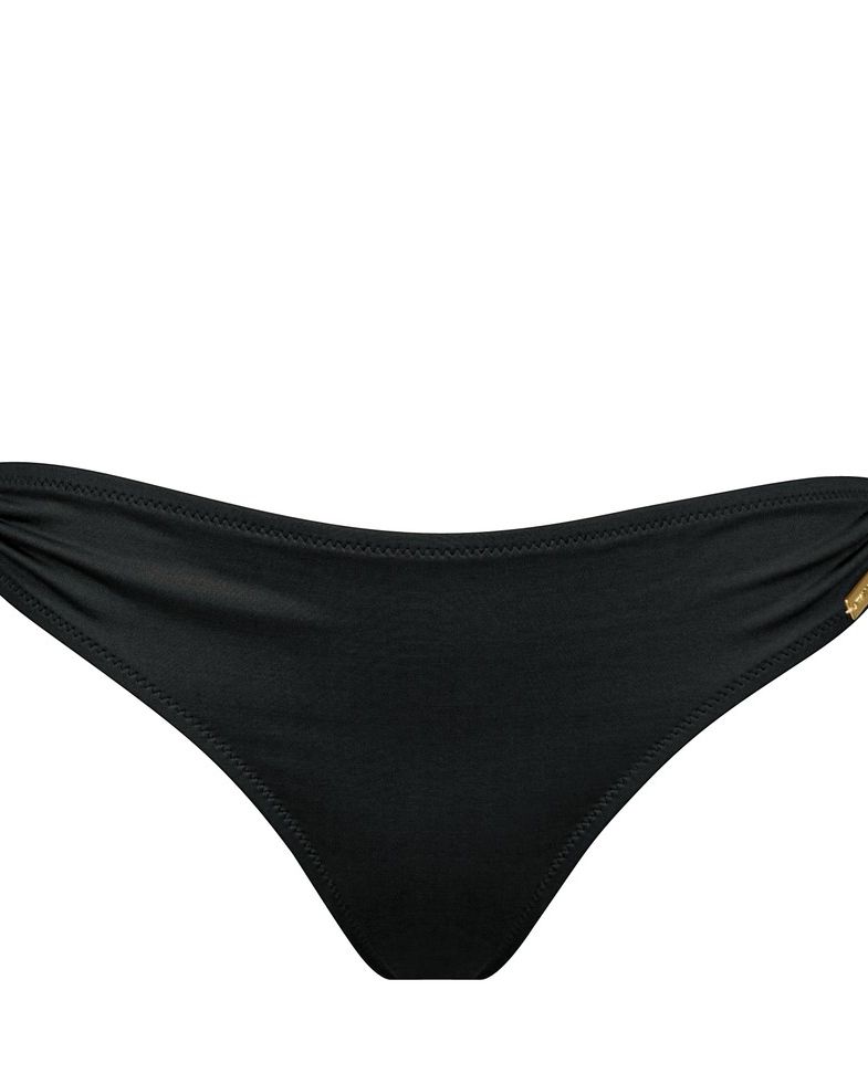 Shimmering Solids Bikini Nero