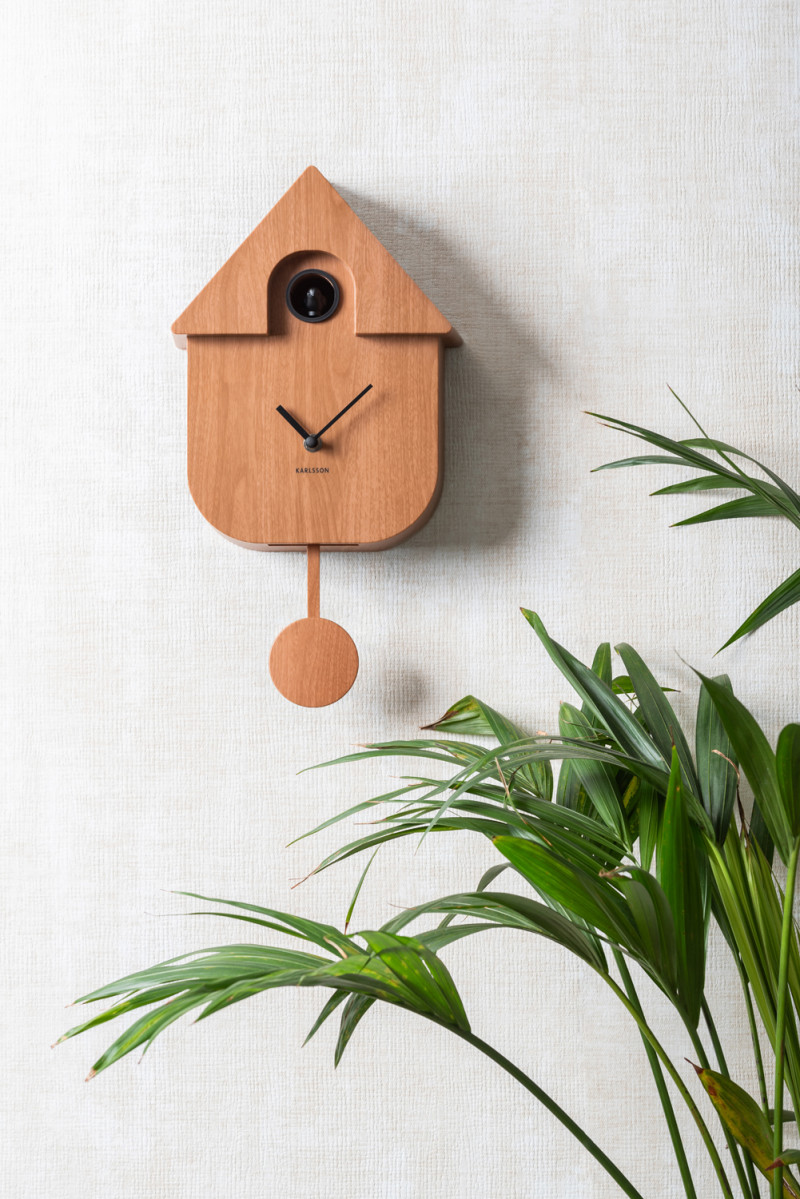 Orologio da parete Modern Cucรน Dark Wood