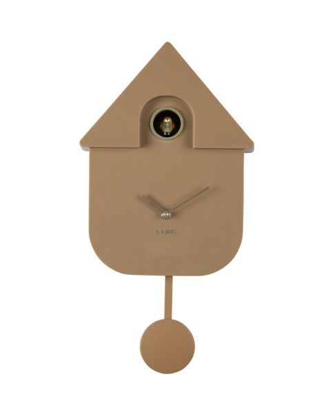 Orologio da parete Modern Cucù Mocha Brown